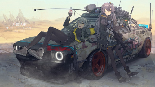 wallpaperaday: Day 1908: Girls’ Frontline1440p versionCredit to 反骨MAX