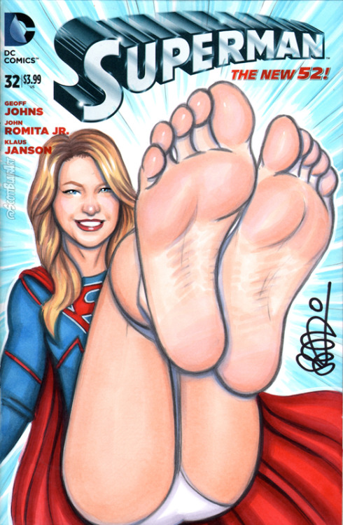 Cartoon feet, my favourite is supergirl’s soles