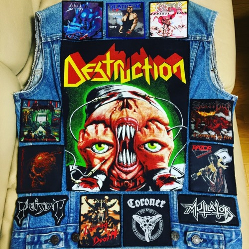 My Battle Jacket #exodus #sacredreich #speedmetal #suicidaltendencies #SxTx #beowulf #BWF #darkangel