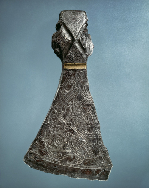 museum-of-artifacts:Viking axe head. 1030 years old, found in Denmark