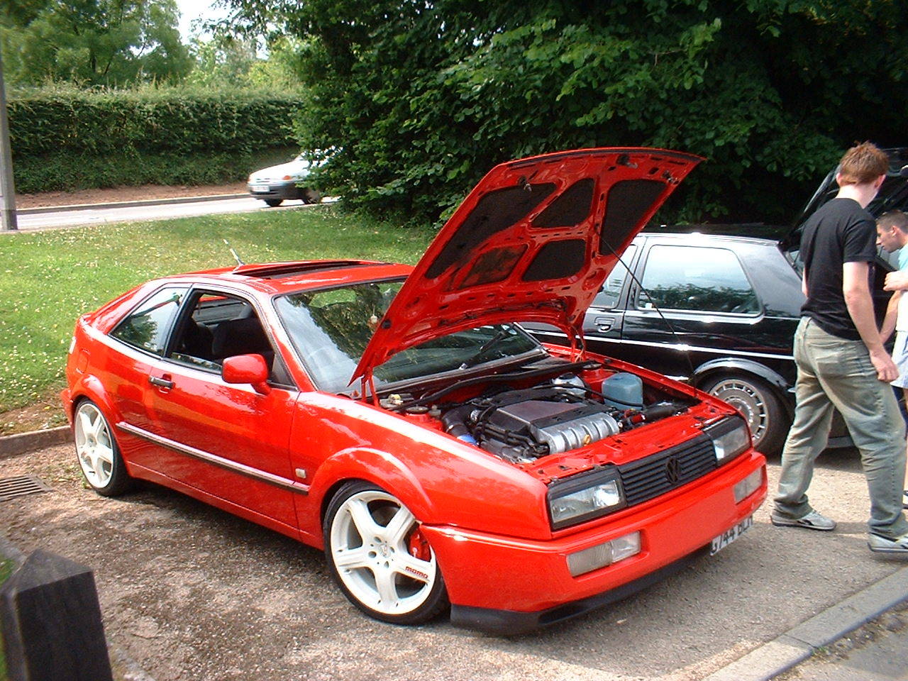 So-wal Meet June 2003. The owner of this ‘scruffydubber’ built it from a 16v. I had the pleasure of having a ride near the RAF base when minidisc players were in fashion (he had one in the car!) Sadly the car was crashed but the next Corrado he had...