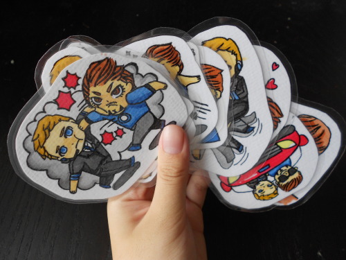 Tony and Jarvis stickers inspired by the Line stickers.