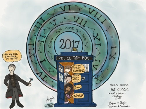 I have loved the epic time travel show Doctor Who and professional tennis since i was a kid so I cou