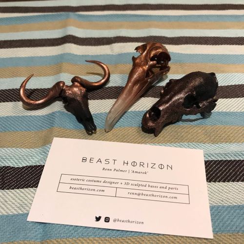 Cool purchase for Christmas gift today from @beasthorizon #wildebeest #albatross and #cavebear skull