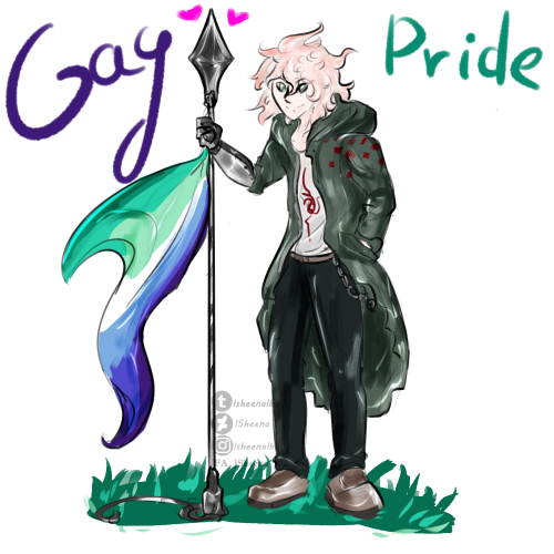 Gay pride - KomaedaPride day 11!!! Gay times with Komaeda Nagito You can find me here:FurAffinityTwi