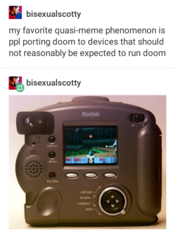 programmerhumour:  porting doom