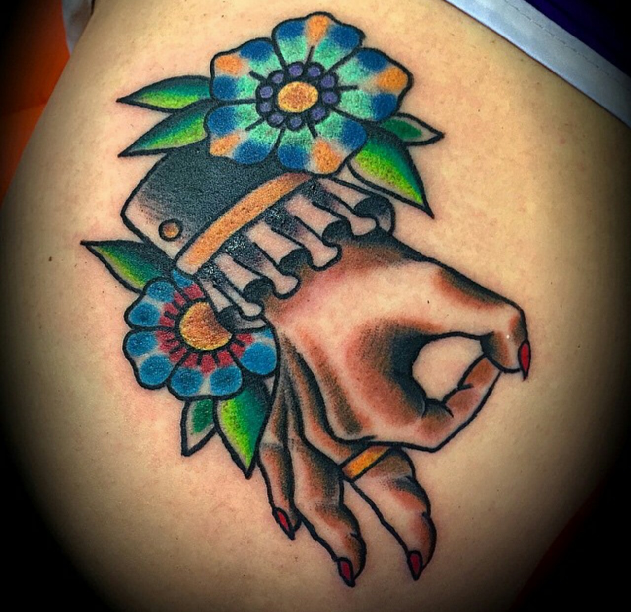 1337tattoos:  #madeyoulook #innerthigh by: ig:@rc_tattoosubmitted byÂ http://samkiew.tumblr.com