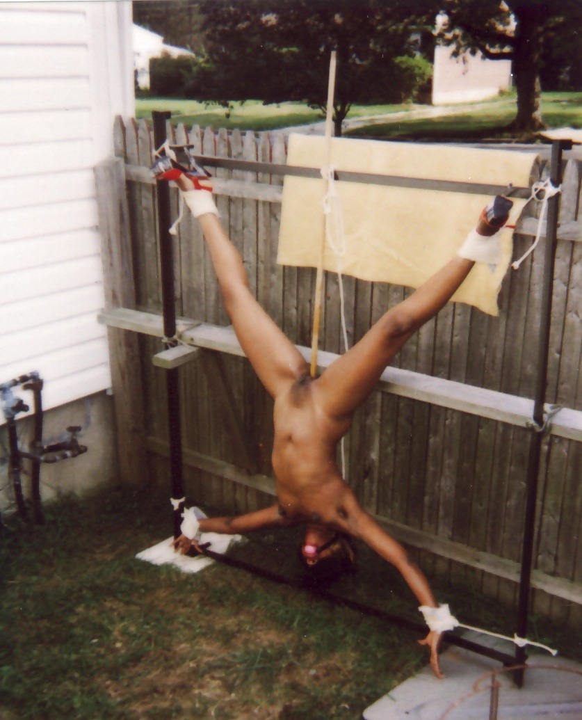 POC bondage. It&rsquo;s also outdoors.