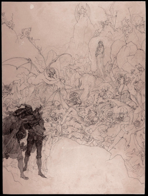 August von Kreling (1819-1876),  'Walpurgisnacht&rsquo;, 1872Source