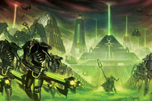 wh40kartwork:Necron Homeworld by Luches (via Warhammer Art)