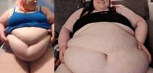 hazeleyesbbw:A more updated comparison2018 vs now 🥵🥵🥵