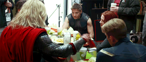 a-cumberbatch-of-cookies:Wait. Hold on. It’s like Tony is giving Steve the ketchup, but in the next 