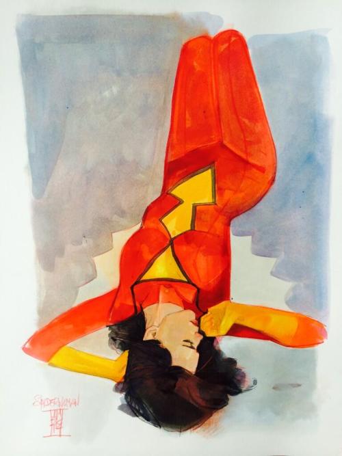 xombiedirge: Spider-Woman by Alex Maleev / Twitter