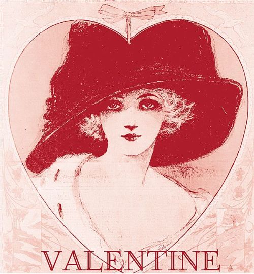 Vintage valentine card