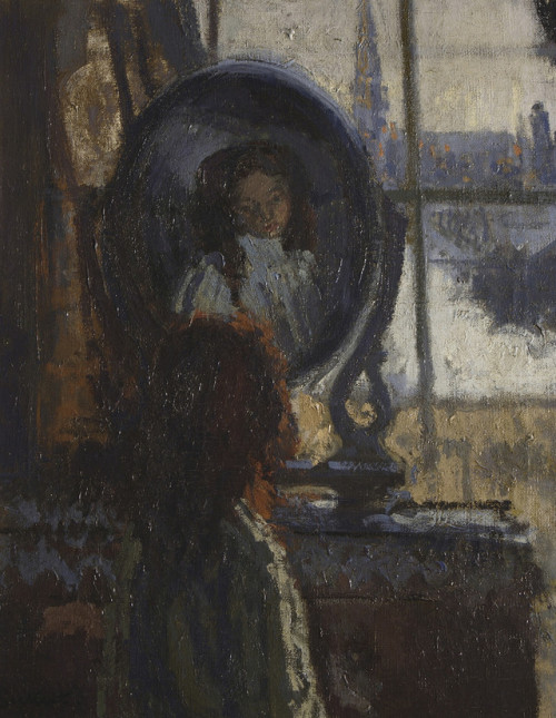 Little Rachel, 1907 (Girl at a Looking-Glass and Girl at a Window) by Walter Richard Sickert (Englis