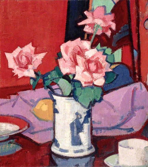 samuel-peploe: Pink Roses, Chinese Vase, 1920, Samuel Peploewww.wikiart.org/en/samuel-peploe