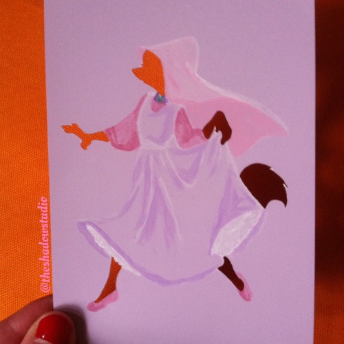 Paint chip Robin Hood and Maid Marian.