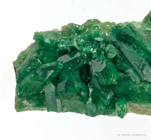 Vesuvianite var. Chromian - Jeffrey Mine, Asbestos, Quebec, Canada