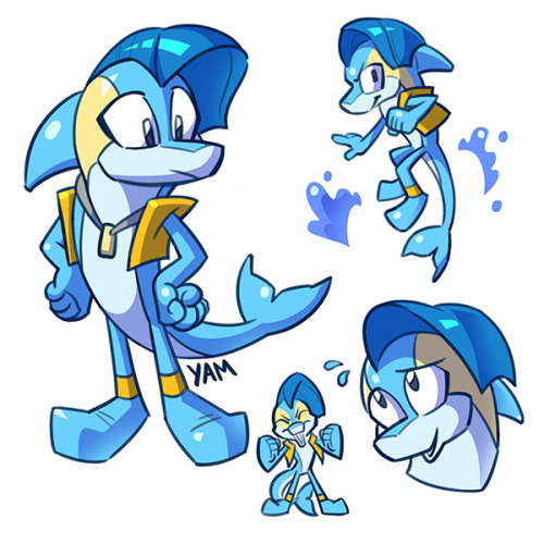 A fan character (common dolphin), named Fathom! (after my TF oc, of course)