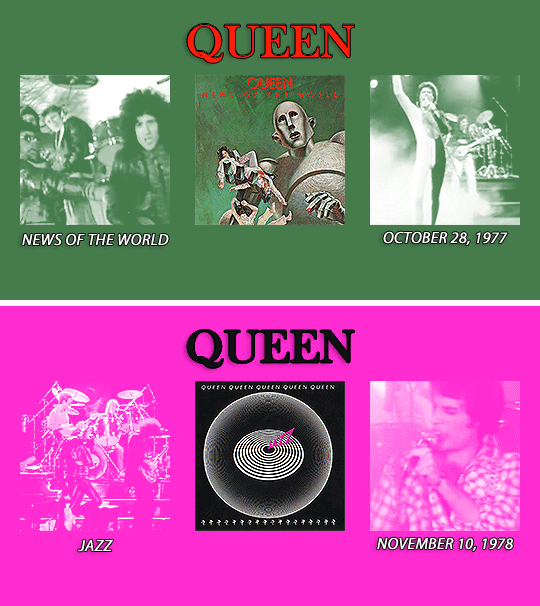 mrbadguymercury:QUEEN ALBUMS 1973-1991