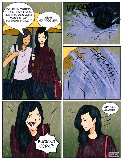 chmartx:  Rain AU! can you feel me rushing? :D 