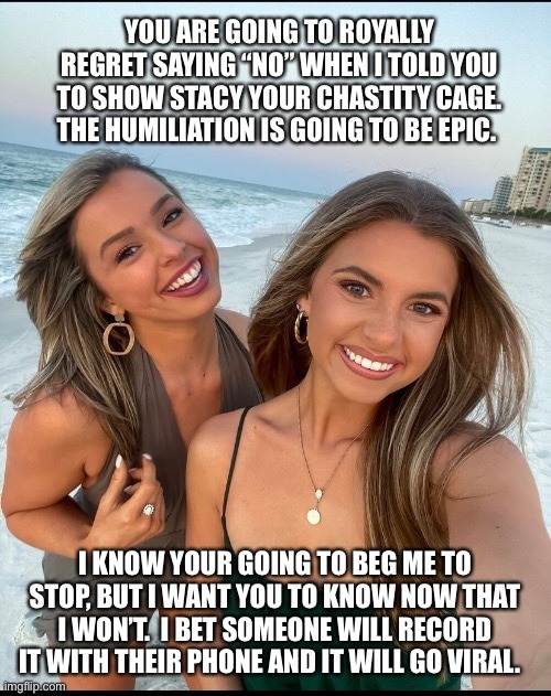 the-bitch-oboi:crimsonchastity:Yes Miss understood xx the bitch oboi must obey his