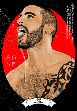 artgaybyeric:  Edji da Silva &lt;3 - Personal work on Photoshop