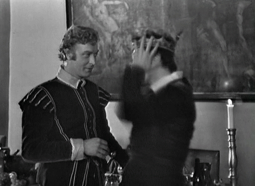 cadwallen:Christopher Plummer (Hamlet) Michael Caine (Horatio)1964