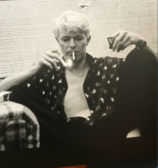 wingedbelievereagle:  “I can ask for cigarettes in every language” DAVID BOWIEPhoto by Denis O'Reagan, copyright Screen capture from copy of our friend’s book Please do not remove credits , publishers will pursue copyright infringements 