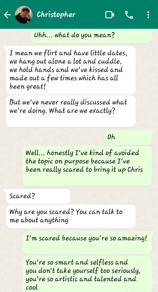 He Texts Asking 'what Are We?'