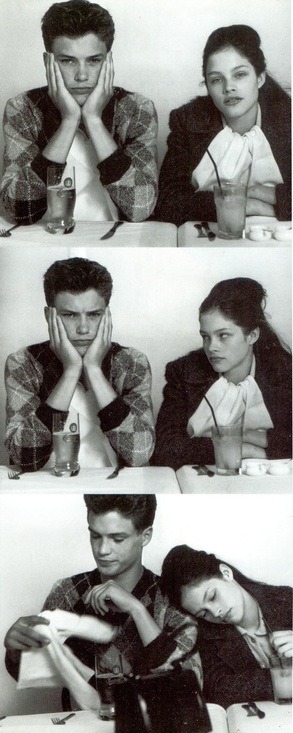 midnight-charm:  “The girl who wouldn’t let her hair down” Lonneke Engel by Bruce Weber for Vogue Italia September 1995 