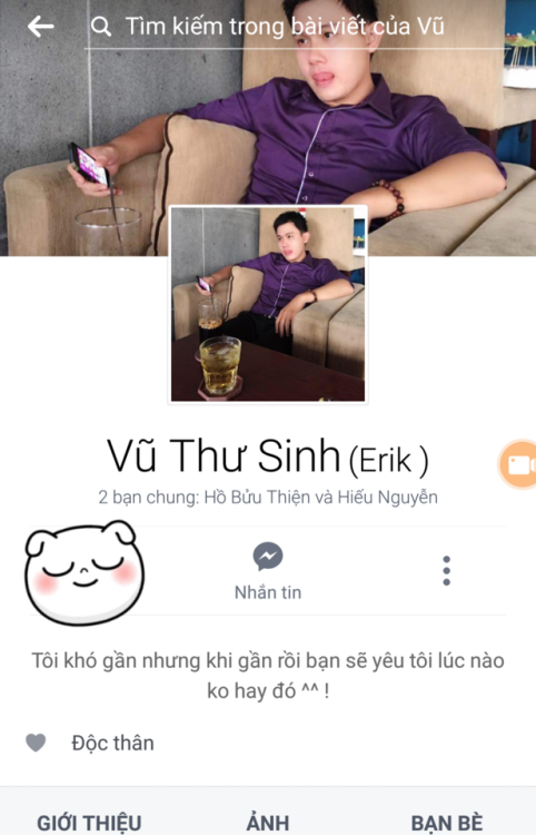 tuantay:tuantay:Vũ Thư Sinh - hot boy Cần Thơ. Dâm - top bot j chơi láng. Hiện giờ dg làm cho vincom