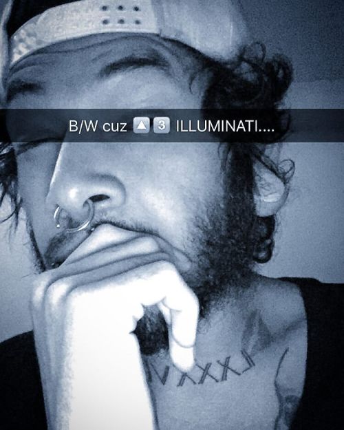 XXX #blackandwhite #illuminati #thenumberthree photo