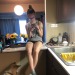 She was sitting all cute while I cooked breakfast 😍😍🥰❤️ @katiiie-lynn 