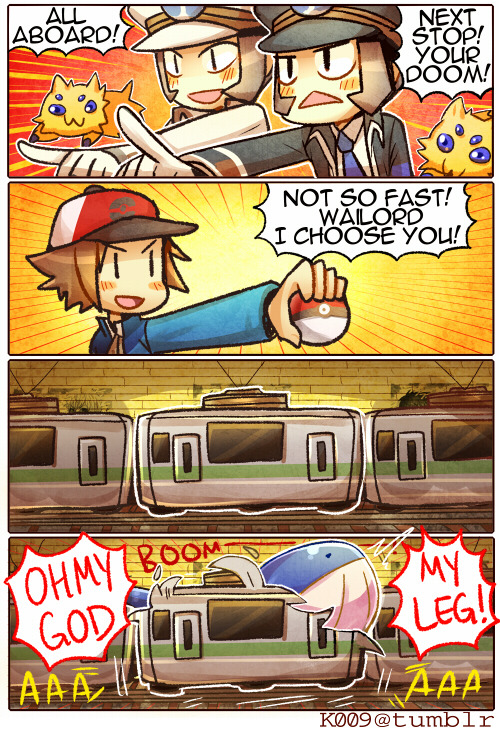 k009:And nobody battled on the train ever again.