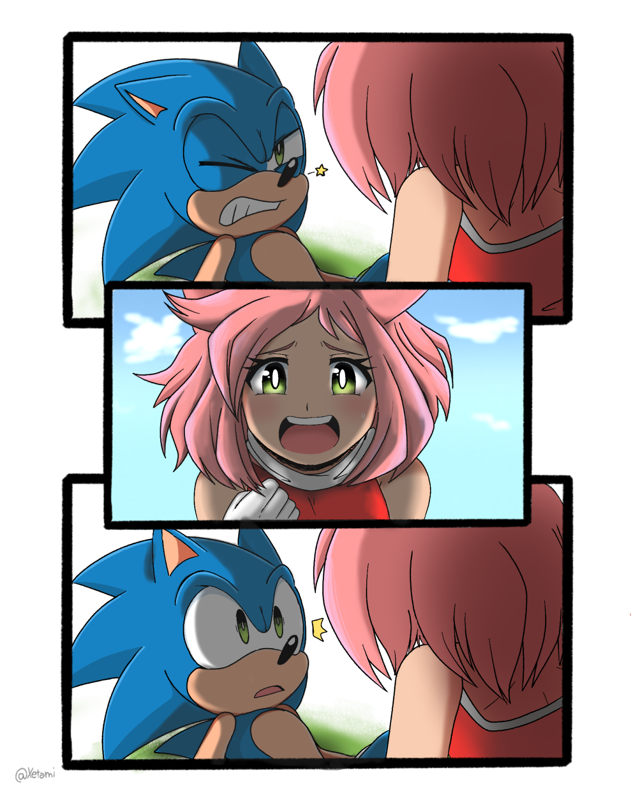 Pastel Dragon Moon — SonAmy Comic 5/?