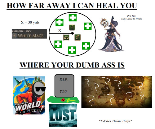 angry-healers: itsalburton: STAY CLOSE TO YOUR HEALER STOP RUNNING AWAY FROM YOUR HEALER THIS HAS BE