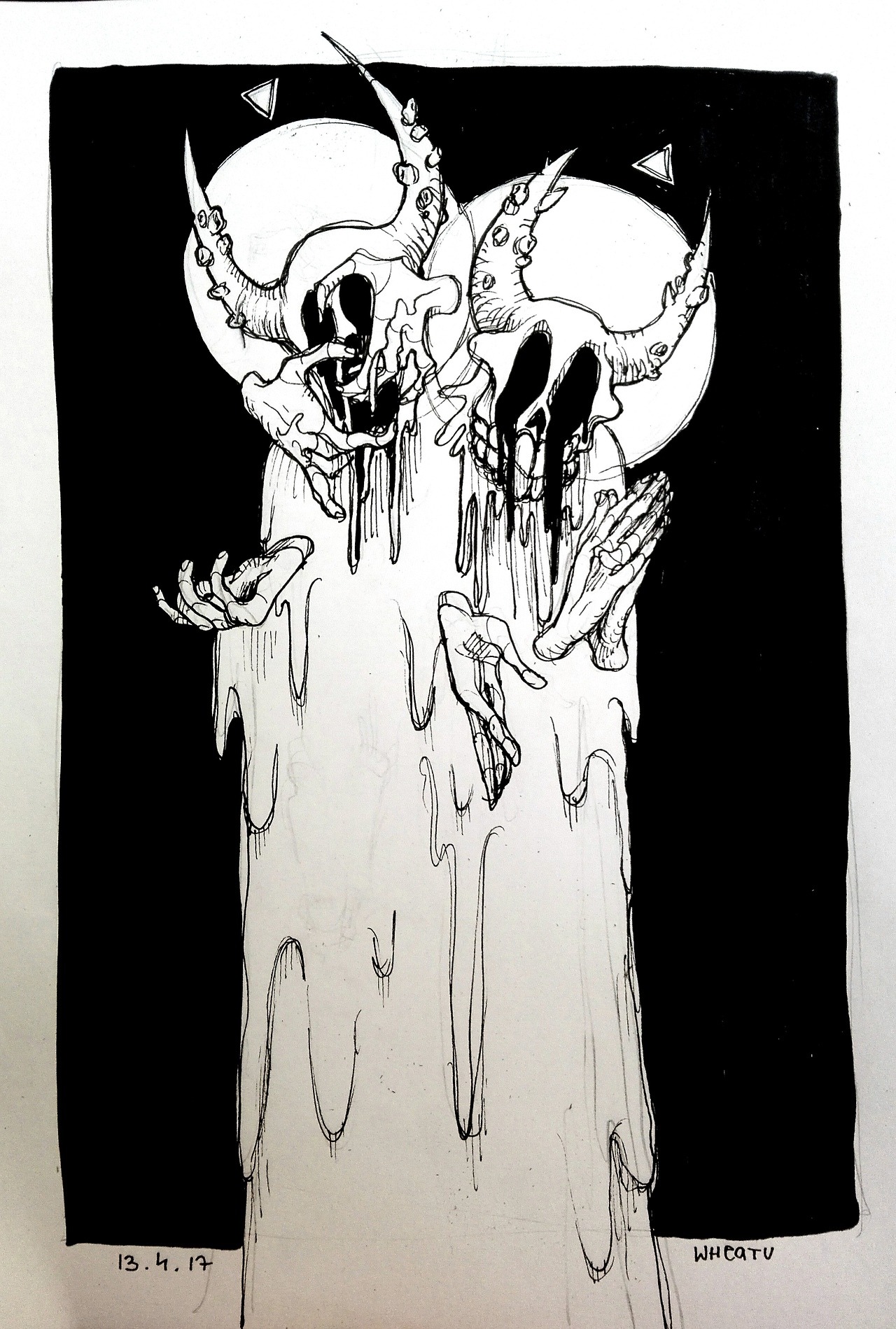 wheatu:Old projects of Sons of Death, made in the hospital. I totally forgot to post