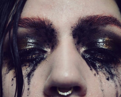 socialpsychopathblr:  Makeup artist: Sandra (Lilac Bat) 