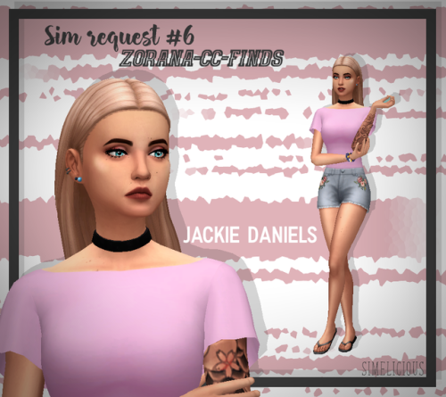 Sim Request 6 ^.^Hey everybody! Here is the sixth sim from my sim request post! I hope you enjoy you