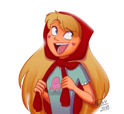 nathvods:found an old sketch and decided to finish! i LOVE the way her hair goes through marco’s hoodie on the official design &lt;3