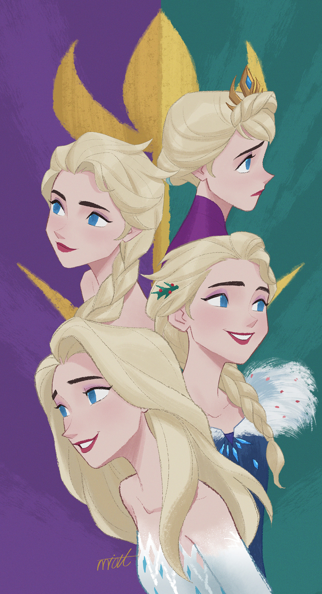 Elsa Fan-art Happy birthday Elsa🎂