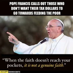 liberalsarecool:  Conservative Christian politicians are stuck on feeding the rich.