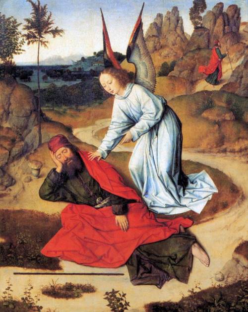 The Prophet Elijah in the Desert, Dieric Bouts, between 1464 and 1468