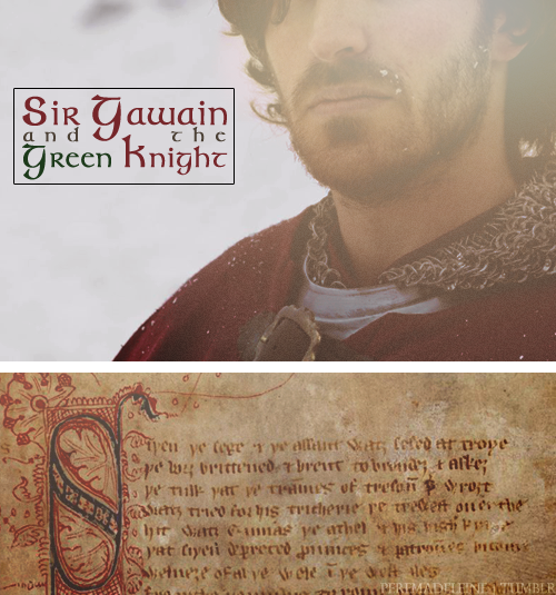 peremadeleine:literature meme | one “epic” | [1/1]→ Sir Gawain and the Green KnightSir G