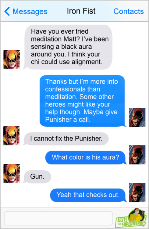 thesuperheroesnetwork: Texts From Superheroes Facebook | Twitter | Patreon