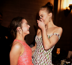 rubyredwisp: Maisie Williams and Sophie Turner