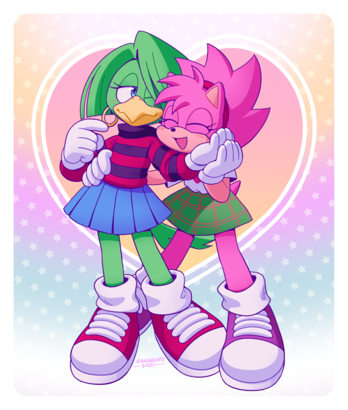 commission of tekno and amy for a friend as a gift to their spouse!