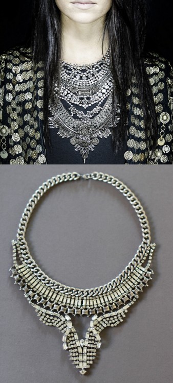 DIY Dylanex Inspired Layered Rhinestone Necklace Tutorial from Honestly WTF. You can buy cheap rhine