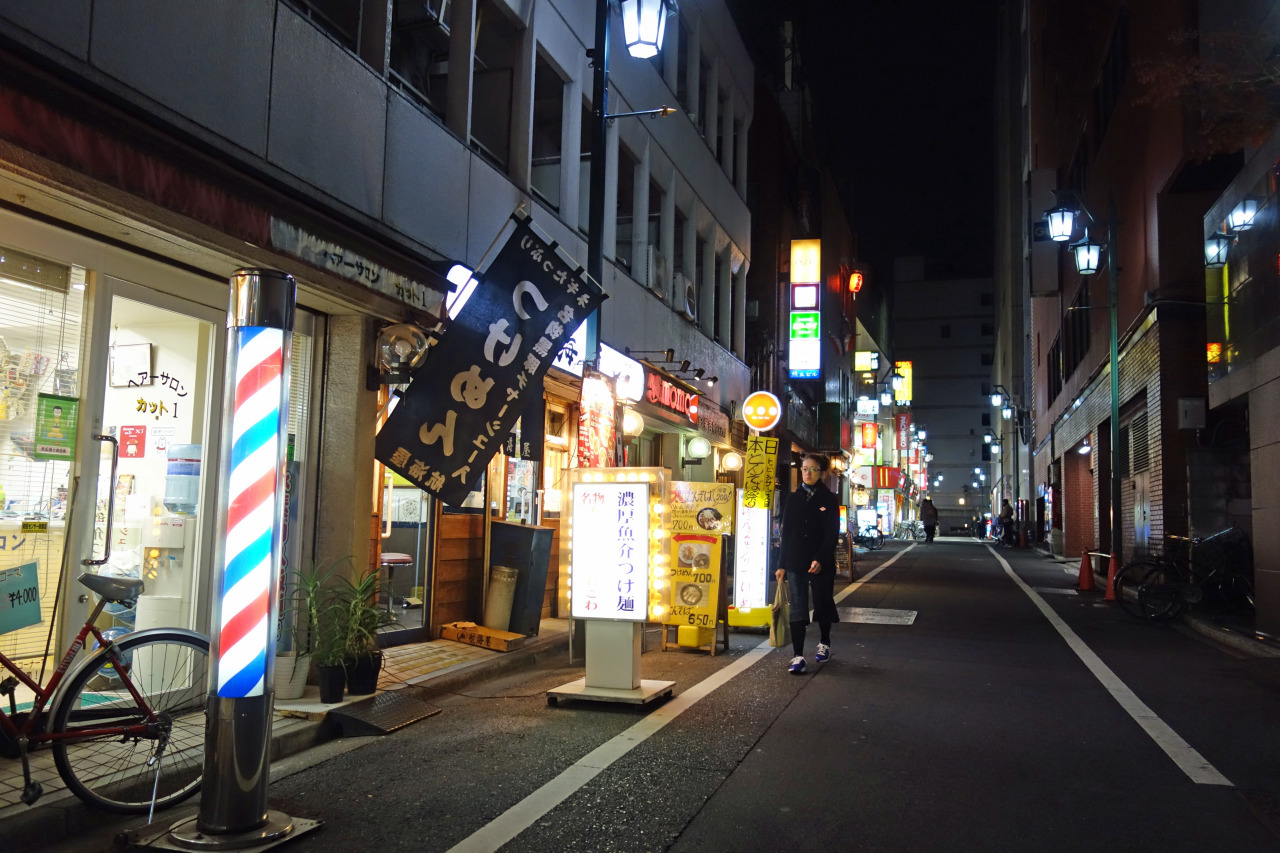 ninetail-fox:  a street ,Shinjuku 